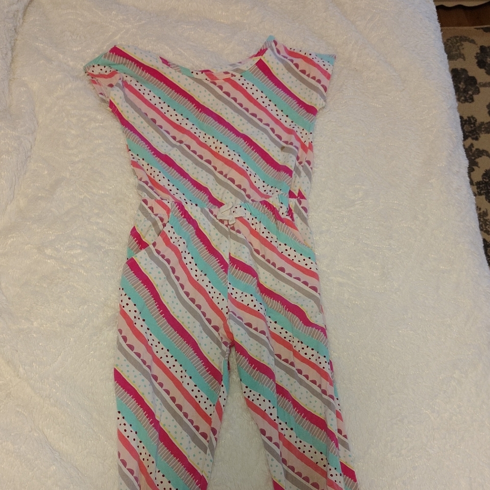 Colorful Striped Jumpsuit Dot Dot Smile